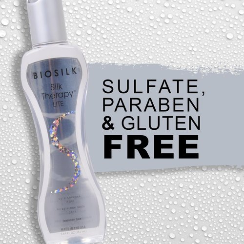 BioSilk Silk Therapy Lite - Leave-In Treatment for Fine & Thin Hair | Sulfate-Free, 5.64 Oz
