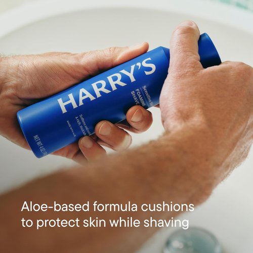 Harry's Foaming Shave Gel for Men - Soothing Aloe Formula | 3 Pack, 6.7oz - Ideal for Sensitive Skin