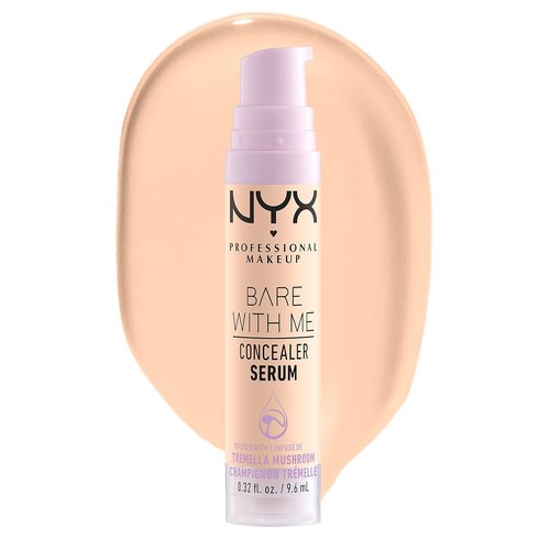 NYX PROFESSIONAL MAKEUP Bare With Me Concealer Serum - 24Hr Hydration, Lightweight Formula | Fair Shade