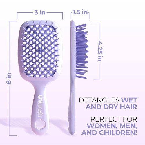 FHI Heat UNbrush Detangling Brush - Pain-Free Brushing for All Hair Types | Durable Anti-Static Bristles