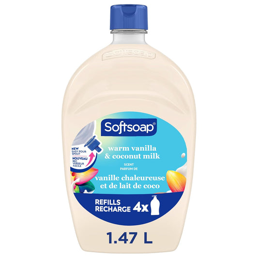 Softsoap Moisturizing Hand Soap - Warm Vanilla & Coconut Milk | 50 oz Refill