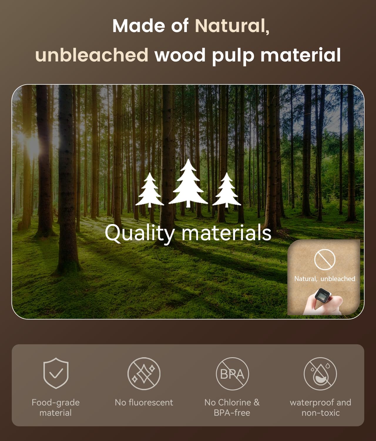 Parchment Paper Sheets, 9x13 In Non-Stick Precut Baking Parchment for Baking, Grilling, Air Fryer, Steaming, and More (Unbleached) - Quarter Sheet Size, Perfect for Bread, Cakes, Cookies, 100PCS