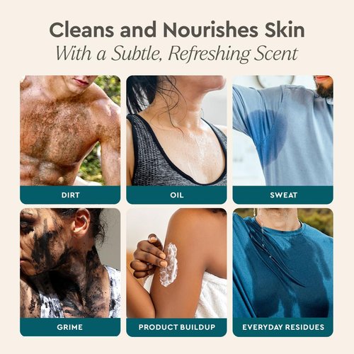 Puracy Body Wash Refill - Natural Moisturizing Shower Gel for All Skin Types | 48 Oz, Citrus & Sea Salt Scent