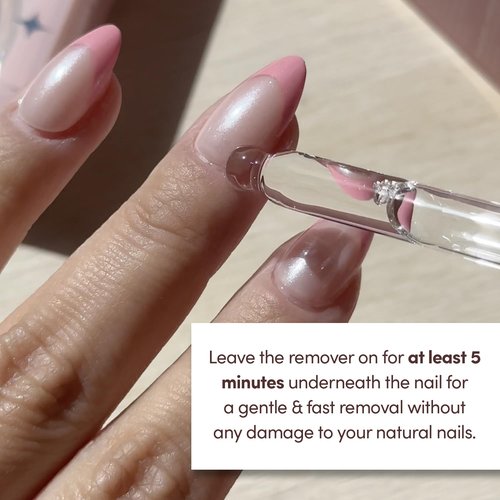 Glamnetic Press On Nail Remover | Odorless, No Acetone, Gentle Press-On Nail Remover Serum for Fake Nails | 30 ml/1.01 fl. oz.