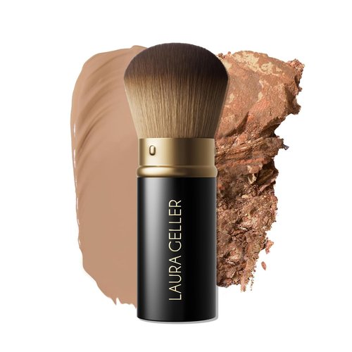 Laura Geller New York Retractable Airbrush Kabuki Brush - Professional Makeup Tool - Cruelty-Free