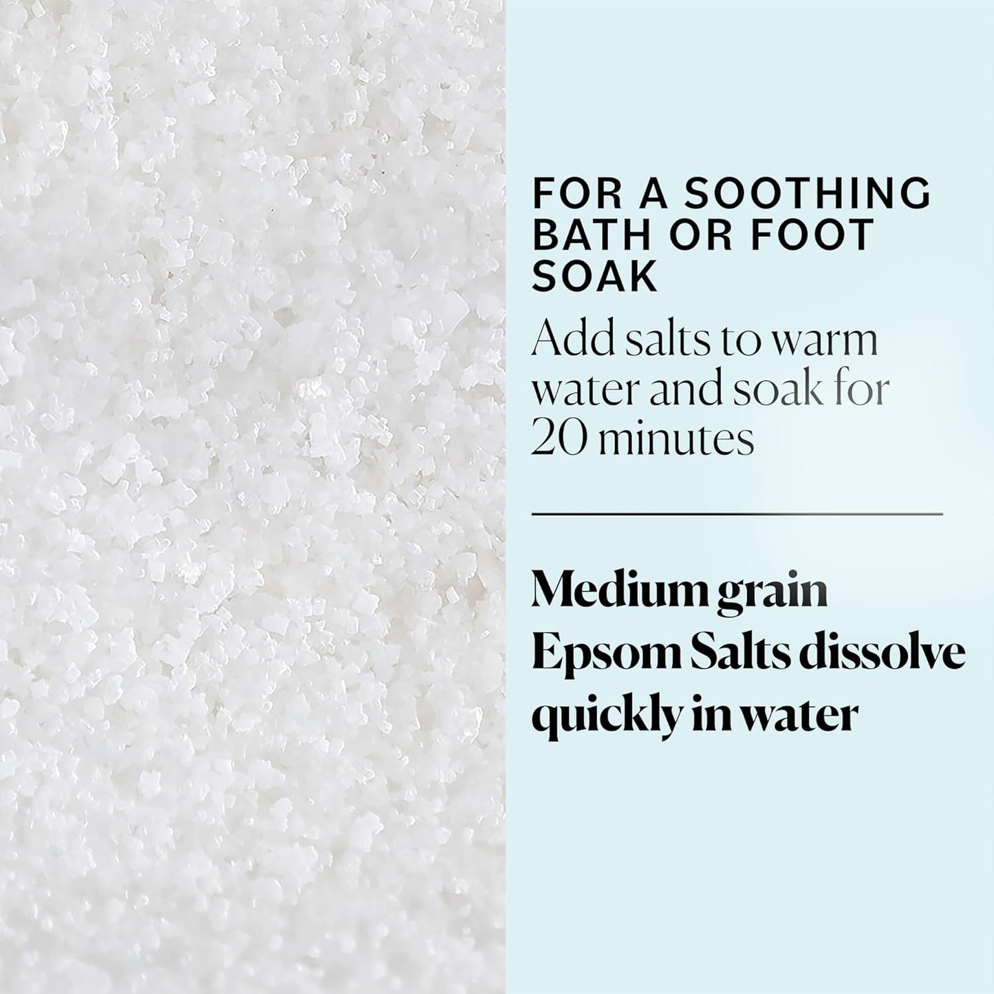 Sky Organics - Epsom Salt Bath Soak, 5 lbs - 100% Pure Magnesium Sulfate - Unscented & Vegan