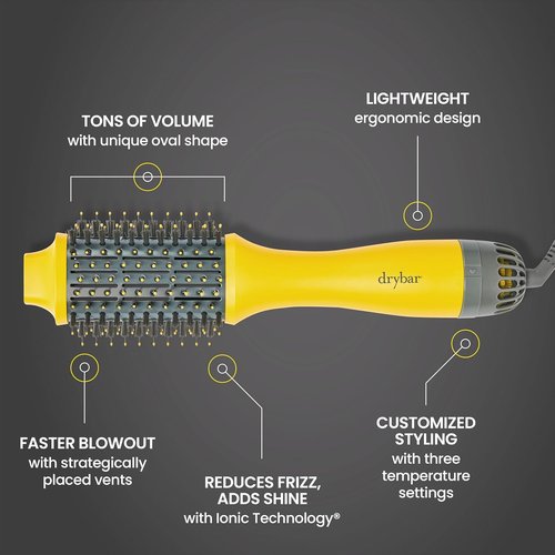 Drybar Blow-Dryer Shot Collection - Fast Blowouts with Volume & Less Frizz | Select Your Ideal Barrel Size