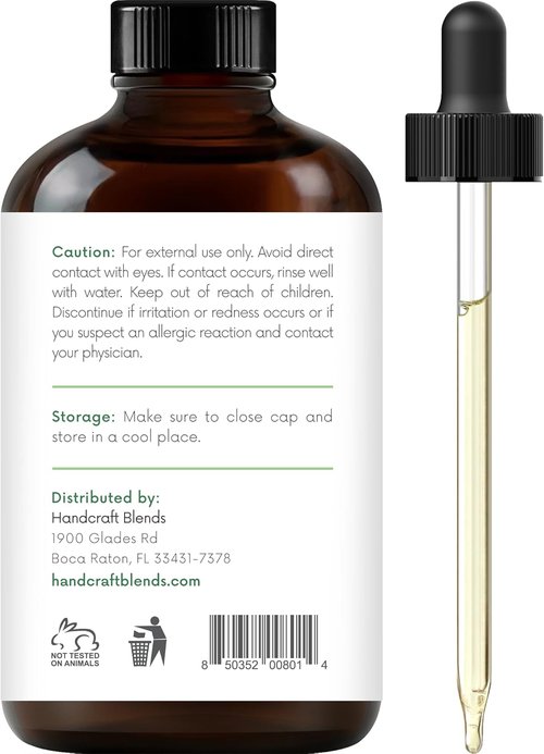 Handcraft Blends Tea Tree Essential Oil - 100% Pure & Natural - 4 Fl Oz for Diffuser, Aromatherapy & Skin Care