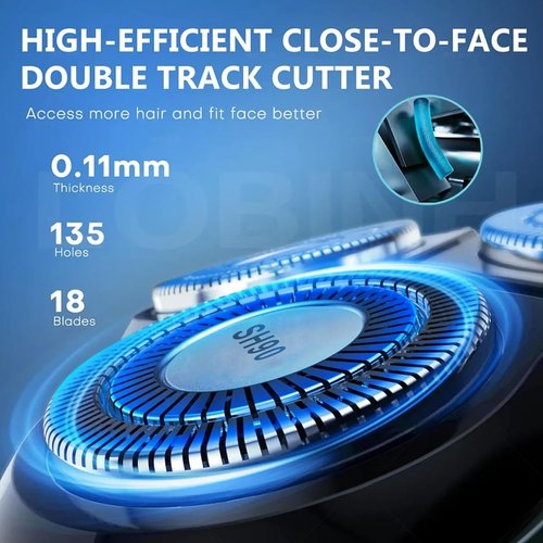 Philips Norelco SH90 Replacement Heads - Upgrade Double Blades for Series 9000 & 8000 Shavers