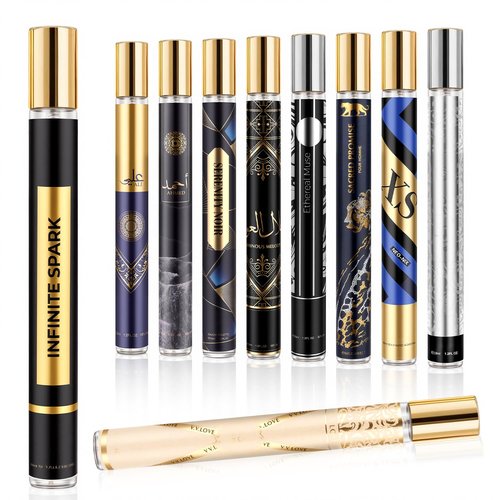 OFUN Cologne for Men, 10 Pack 35ml Perfume Set Gifts, Mens Cologne Sampler Sets, Travel Size Cologne Samples, Woody Leathery Fruity Floral Notes, Perfume Gift Set for Christmas Valentines Birthday