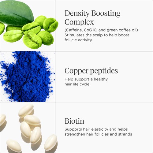 Briogeo Destined For Density Serum - Caffeine & Biotin Peptide for Thicker, Voluminous Hair | Fast-Absorbing, Non-Greasy, Vegan