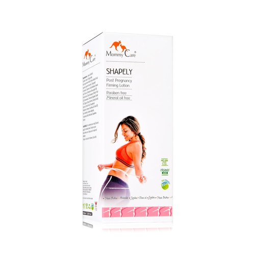 Mommy Care Shapely Post-Pregnancy Firming Lotion - Tightens Skin & Reduces Stretch Marks, 100ml | Vegan & Fast-Absorbing