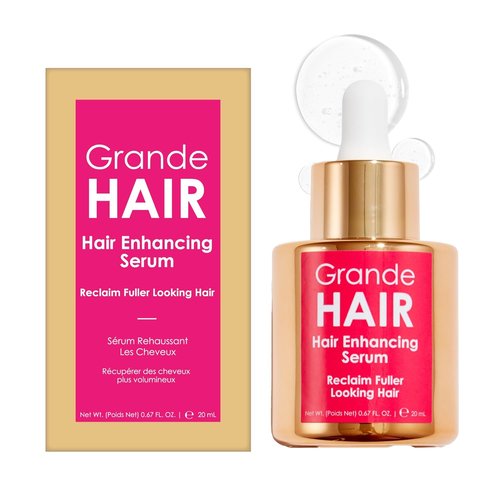 Grande Cosmetics Hair Serum - Promotes Thickness for Thinning Hair | Safe for Color-Treated Hair