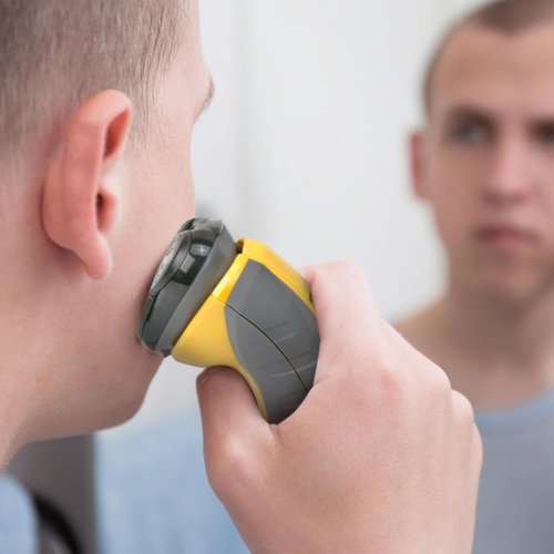 Remington Rotary Shaver 5100 - Virtually Indestructible Electric Razor for Men | 100% Waterproof, Yellow