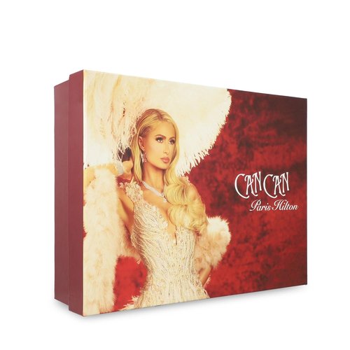 Paris Hilton Can Can Gift Set - 4 Piece Collection with 3.4 Oz Eau De Parfum & Body Lotion