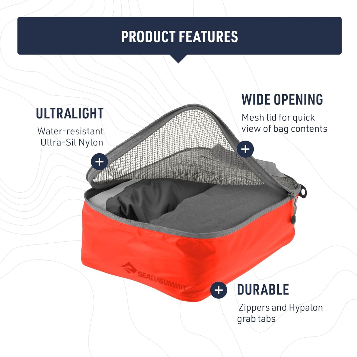 Sea to Summit Travel System - TSA-Approved Clear Zip Pouch with Travel Bottles & Mesh Bag