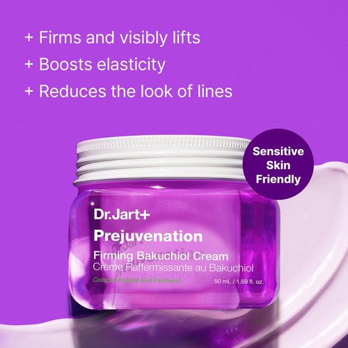 Dr.Jart+ Prejuvenation Firming Bakuchiol Cream - Anti-Aging Face Cream with Collagen Peptides | 1.69 Fl Oz