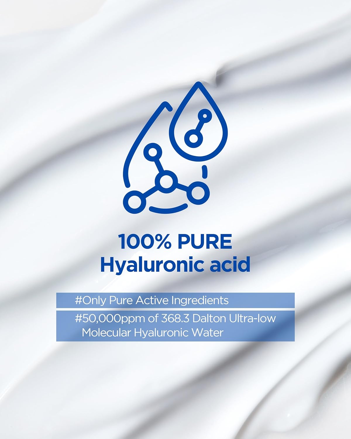 WELLAGE Real Hyaluronic Mucin Cream - Hydrating Face Gel Moisturizer with Snail Mucin - 1.69oz for All Skin Types