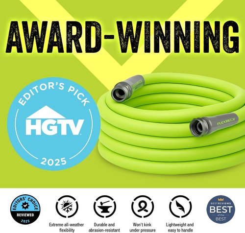 Flexzilla Garden Hose - 5/8" x 50 ft. | Lightweight, All-Weather, Durable & Flexible Design