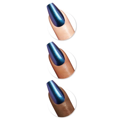 Sally Hansen Press-On Nails - Coffin Shape, Easy Application, Non-Damaging | 30 Nails & Accessories | HYP-Nautical