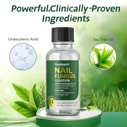 Regine Switzerland Toenail Fungus Treatment - Extra Strength with Undecylenic Acid & Tea Tree Oil | 30ml Antifungal Repair for Damaged Nails