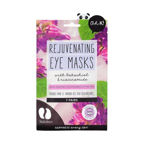 Oh K! Eye Mask - Hydrating Under Eye Patches with Niacinamide - 7 Pairs for Dark Circles & Puffiness