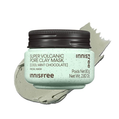 Innisfree Super Volcanic Clay Mask - Pore-Reducing & Sebum Control for Oily Skin | Limited Edition Gift Sets