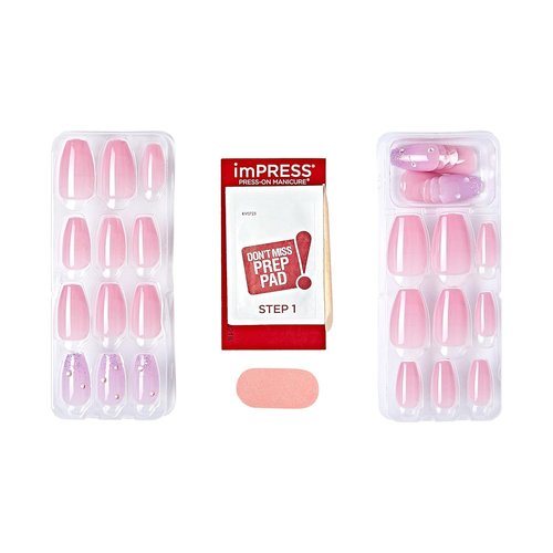 imPRESS Design Press On Nails - Moonlit | Stunning, Easy-To-Apply Nail Art for Effortless Glamour