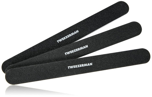 Tweezerman Professional Nail Files - Durable & Precision Tools | Pack of 3