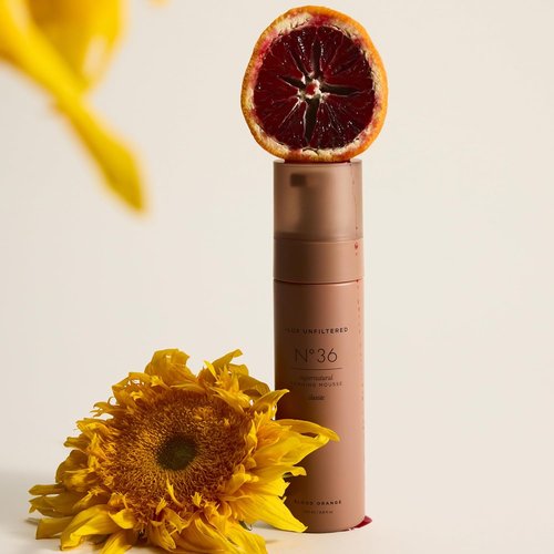 Lux Unfiltered N°36 Self Tanning Mousse - Hydrating, Streak-Free Sunless Tanner - Vegan & Cruelty Free - Blood Orange