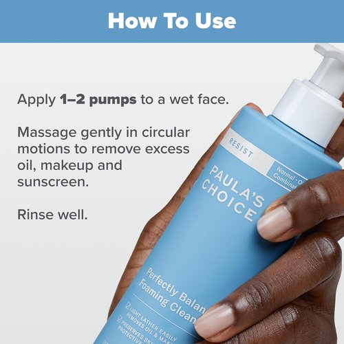 Paula's Choice 2% BHA Liquid Exfoliant - Salicylic Acid Facial Exfoliator for Pores | RESIST Foaming Cleanser with Hyaluronic Acid