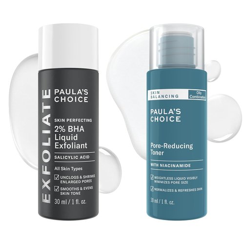 Paula's Choice SKIN PERFECTING 2% BHA Liquid Exfoliant - Salicylic Acid Facial Exfoliator, 1oz | Pore Reducing Toner with Niacinamide, 1oz