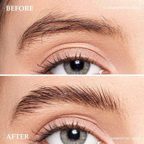 Kaely Brow Mascara - Waterproof Tinted Eyebrow Gel | 2 Pcs Vegan & Cruelty-Free, Transparent Color