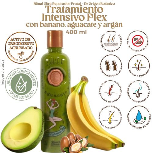 RITUALBOTANICO | S.O.S Growth Kit - Onion & Argan Shampoo + Intensive PLEX Treatment with Banana & Avocado 100% Colombian