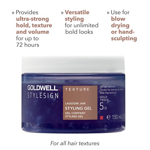 Goldwell StyleSign Lagoom Jam - Strong Hold Styling Gel for All Hair Types | 150ml