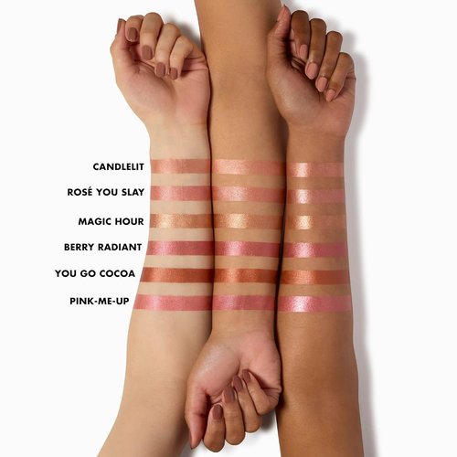 e.l.f. Halo Glow Blush Wand - Radiant Liquid Blush Infused With Squalane | Vegan & Cruelty-Free, Rosé You Slay