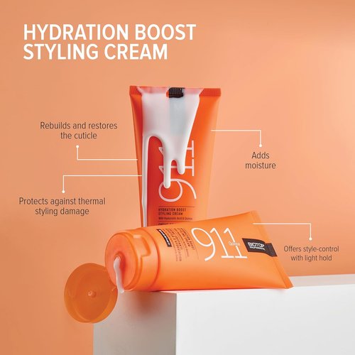 Biotop Professional 911 Quinoa Hydrating Styling Cream - Moisturizing & Smoothing for Frizz Control | 6.08 oz