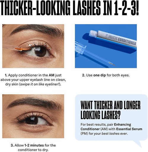 Babe Original Enhancing Lash Conditioner - Conditioning Lash Serum for Eyelashes, with Peptides and Biotin, 3mL