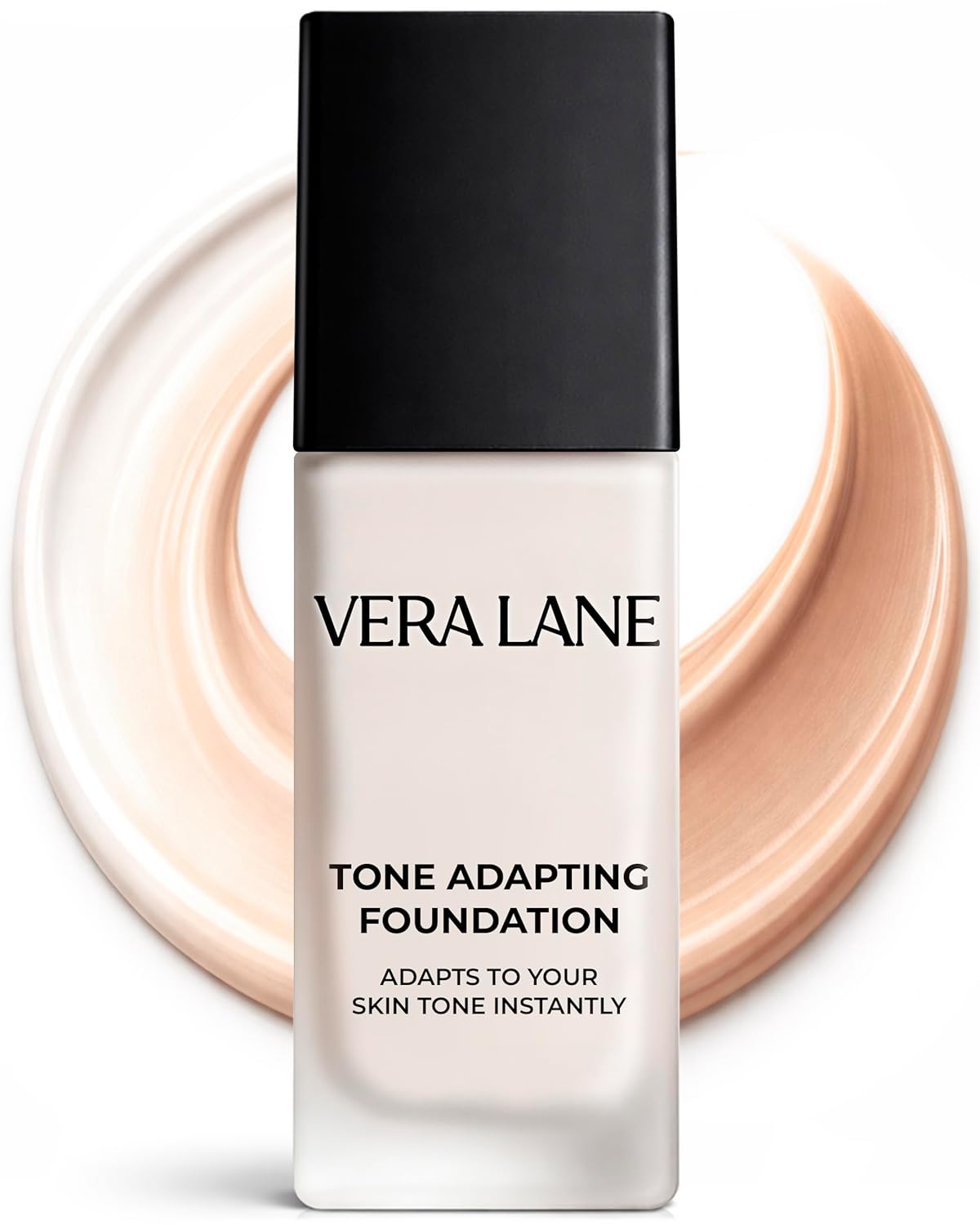Vera Lane Color Changing Foundation - Self-Adjusting Makeup for Mature Skin | Natural, Lightweight Formula
