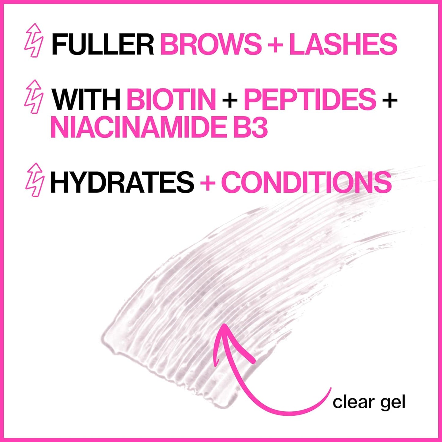 Wet n Wild Boost Me Up Brow & Lash Serum - Growth Enhancing Formula for Fuller Lashes & Brows