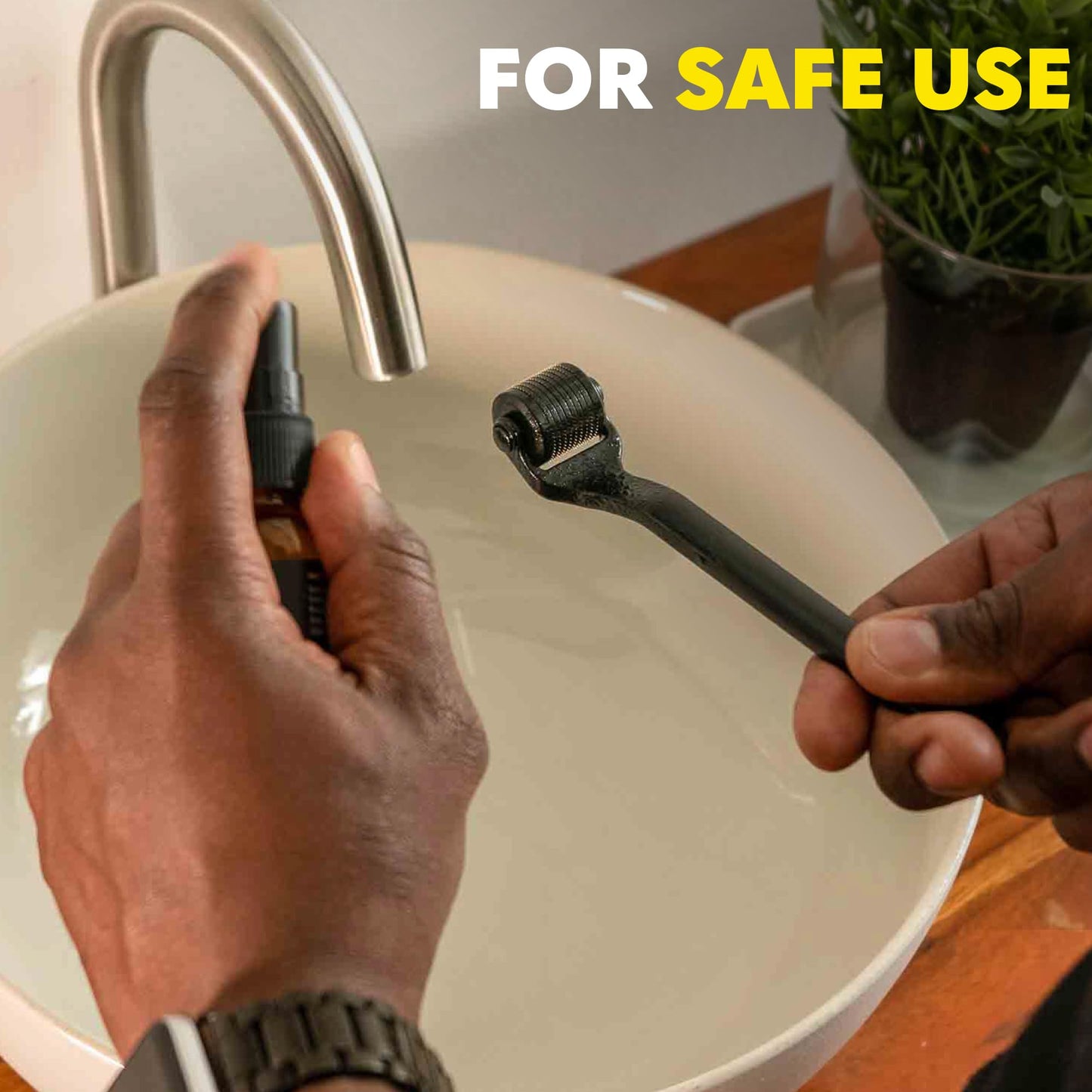 The Beard Club Derma Roller Cleansing Spray - Clean and Prolong Derma Roller Life - 0.5oz