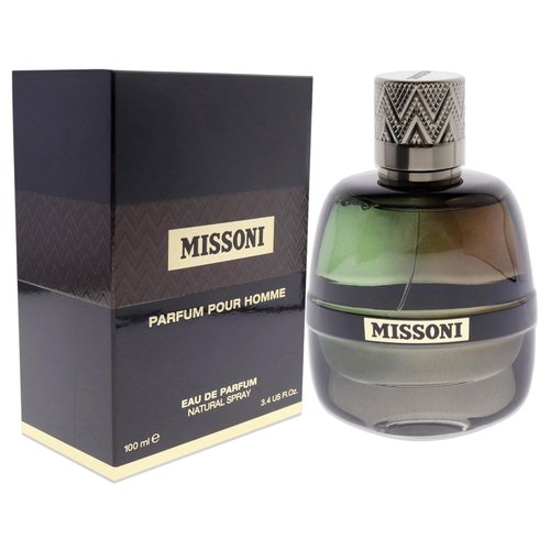 Missoni Pour Homme Men’s EDP Spray - 3.4 Fl Oz | Luxurious Fragrance for Him