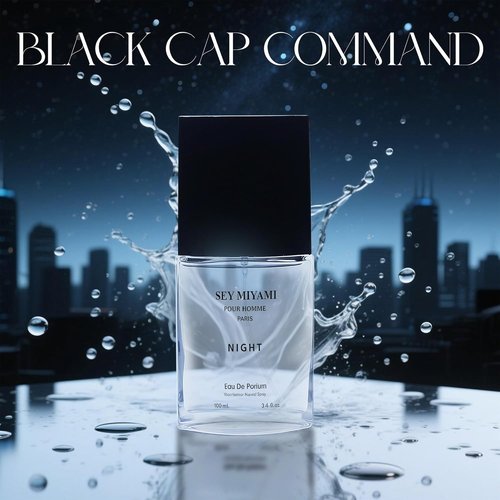 Essey Miyami Night Cologne for Men - Eau de Parfum Natural Spray 3.4 Fl Oz | Versatile Daily Fragrance