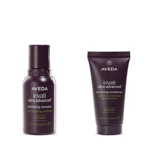 Aveda Invati Ultra Advanced Shampoo & Conditioner Duo - Thickening for Medium to Thick Hair | Travel Size
