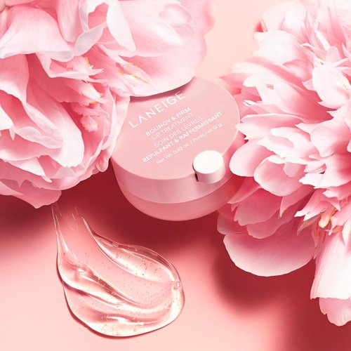 LANEIGE Bouncy & Firm Lip Treatment - Plumping Lip Care with Peony, Collagen & 5D Hyaluronic Acid