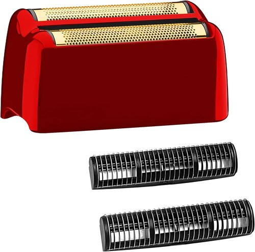 BaByliss Pro FX3 Shaver Replacement Head - Hypoallergenic Gold Foil | Compatible with FX3 Shaver, Red