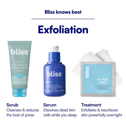 Bliss Micro Magic Skin-renewing Microdermabrasion Scrub | Smoothing Volcanic Pumice & Purifying Kaolin Clay | Refreshed Glow Straight-from-the-Spa | Tightens Pores & Brightens Skin | 3.4 fl oz