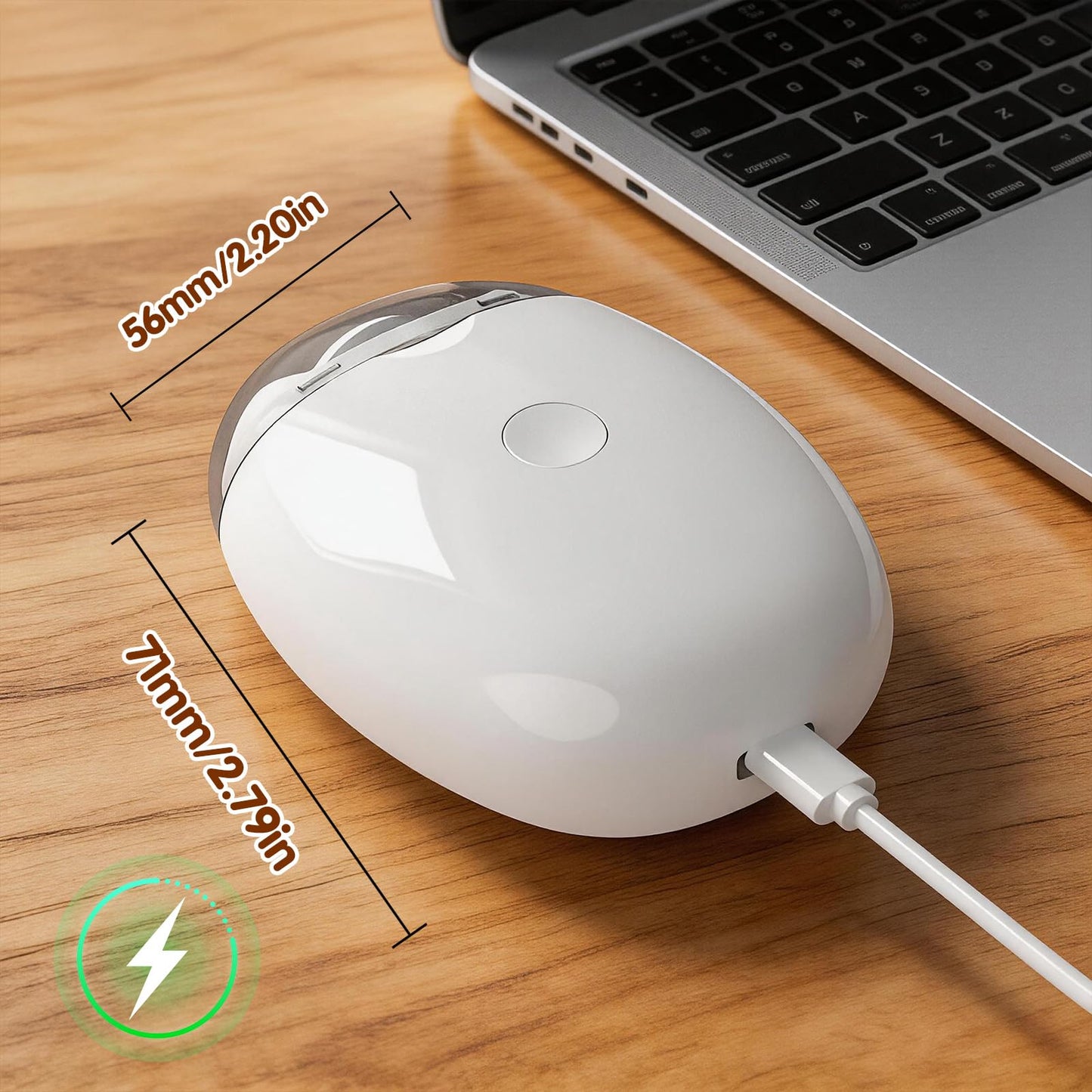 2026 Upgrade Electric Automatic Nail Clippers,Automatic Fingernail Grinder Nail Trimmer with LED Light & 3 Speeds,360° Silent Fingernail Cutter and Polishing Trimmer for Seniors Adults Baby