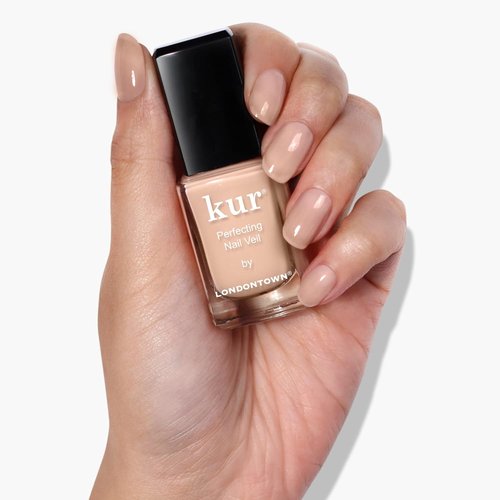 LONDONTOWN Nail Veil Enhancing Nail Care - Vegan Nail Protectant & Strengthener | Natural Tint, Chip-Resistant