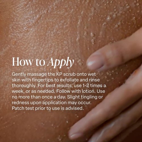 Saltair KP Body Scrub - 5% Glycolic Acid & Volcanic Sand Exfoliator for Rough Skin | 10oz